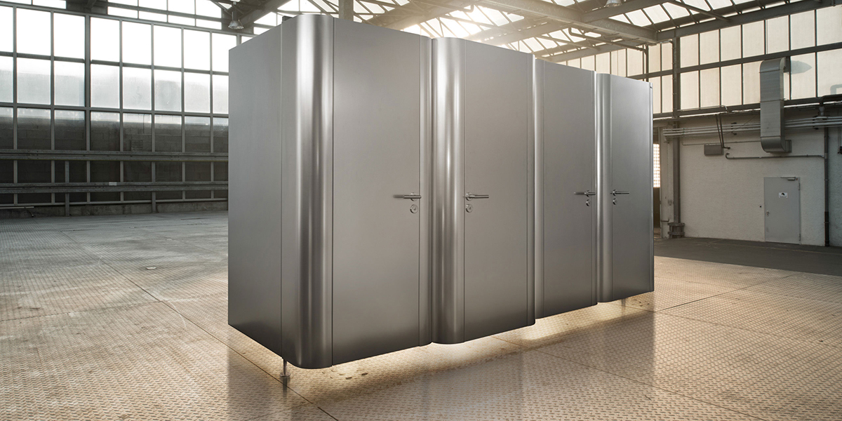 WC-Trennwand Kemmlit Typ hardcell / softcell