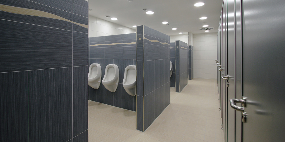 Parete divisoria per bagni pubblici variocell